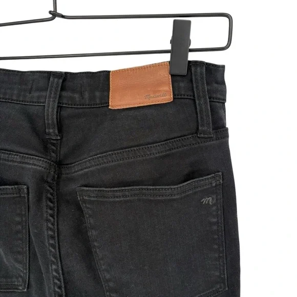 Madewell Women's 9” High-Rise Black Skinny Jeans - Picture 9 of 11